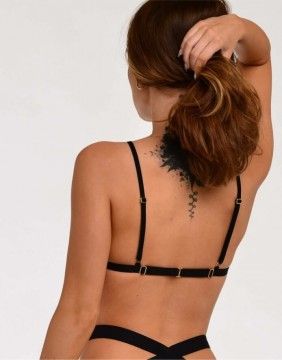 Liemenėlė Bralette "Selena Black"