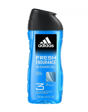 Dušo gelis "Adidas Fresh Endurance 3in1", 250 ml
