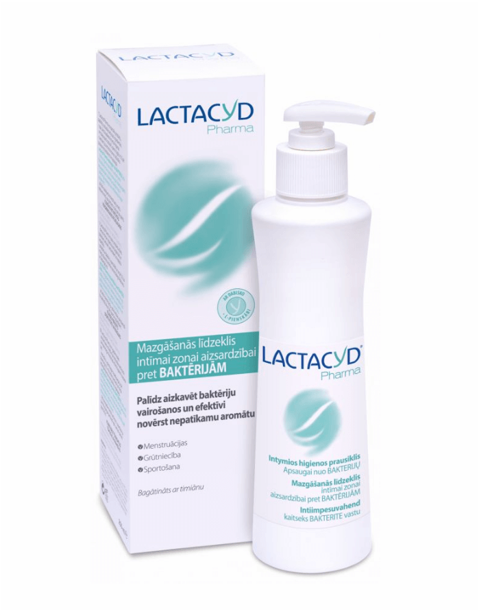 Intymios higienos prausiklis "Lactacyd Pharma Antibacterial" 250ml