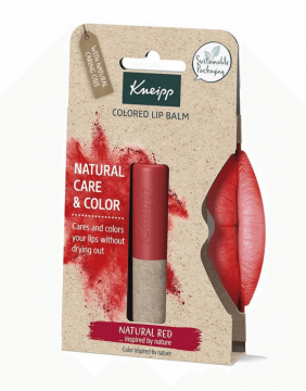 Lūpų balzamas Kneipp Colored Natural Red 3,5g