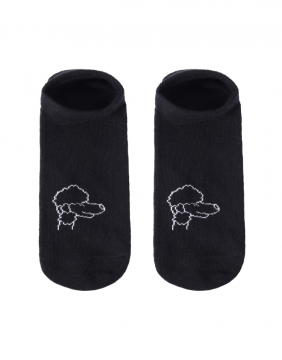 Unisex kojinės "Black Poodle"