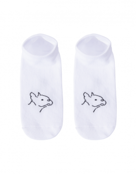 Unisex socks "White Bulldog"