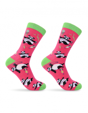 Women's socks "Pink Panda"