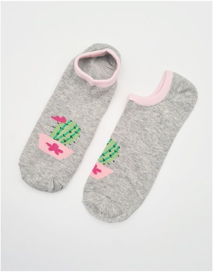Moteriškos kojinės "Pink Cactus"