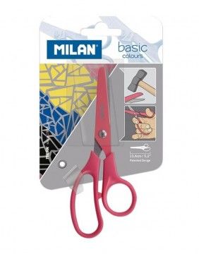 School scissors Basic Pink 13,4 cm