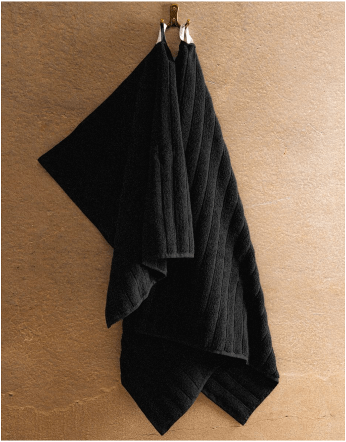 Полотенце из хлопка "Astri Black"