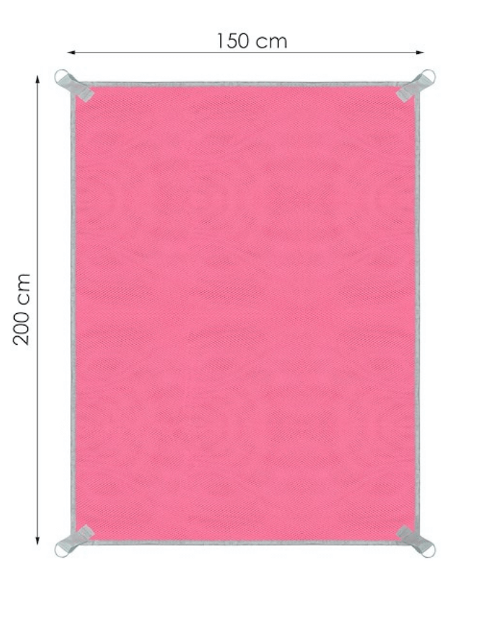 Paplūdimio pledas Pink 200x150 cm