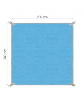 Paplūdimio pledas Blue 200x200 cm