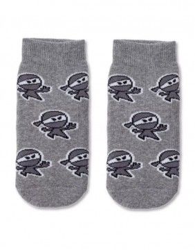 Vaikiškos kojinės "Ninja Grey"