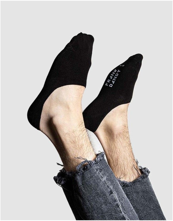 Men's Socks "Bamboo Invisible Black" 3 pcs