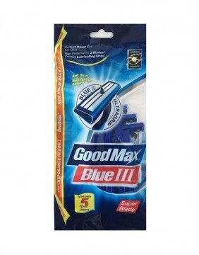 Vienreizlietojamie vīriešu skuvekļi "GoodMax Blue" 5gab