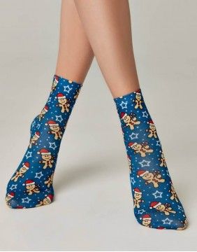 Moteriškos kojinės "X-MAS Cookie"