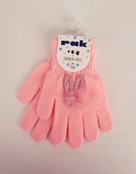 Mittens "Bunny Bright Pink" BE SNAZZY - 1