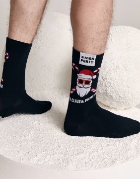 Socks Gift set for HIM "DJ Claus"