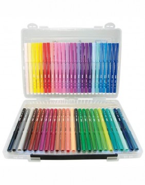 Marker pens "Colored Briefcase" 50 pcs