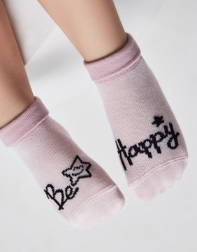 Vaikiškos kojinės "Be Happy Pink"