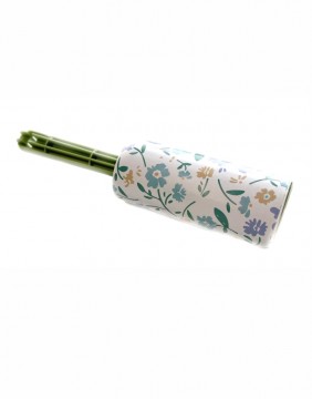 Sticky lint roller "Green Flowers" 30 sheets