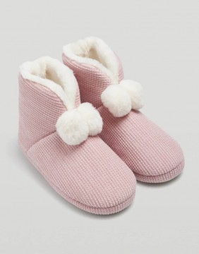 Slippers "Crystal Pink Boots"