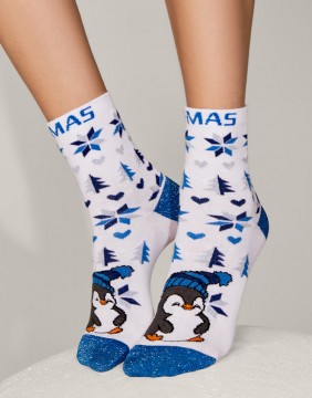 Moteriškos kojinės "X-MAS Cutie"