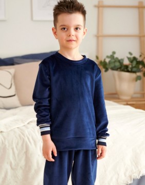 Children's pajamas "Velour Blue"