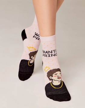 Women's socks "Wanted Prince"