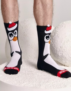 Men's Socks ''Xmas Penguin''