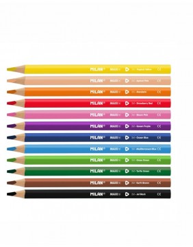 Colored pencils "Maxi Hipo" 12 pcs