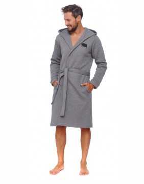 Chalatas "Hooded  Grey"