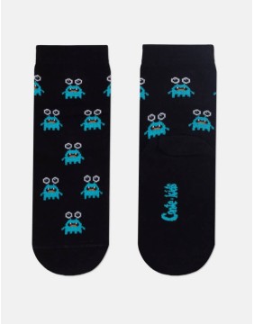Vaikiškos Kojinės "Microbe Black"