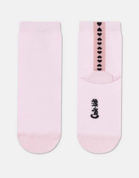 Vaikiškos Kojinės "Heart Line Pink"