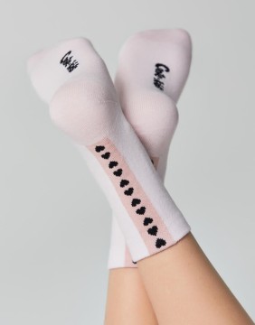 Vaikiškos Kojinės "Heart Line Pink"