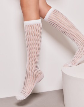Vaikiškos Kojinės "Miss Line White"