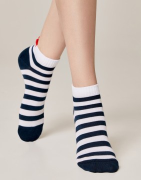 Moteriškos kojinaitės "Stripe Heart"