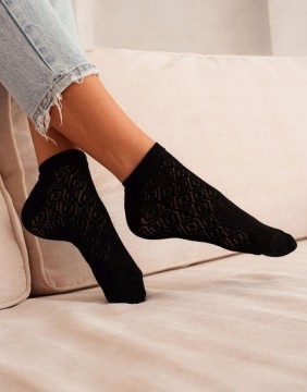 Moteriškos kojinės "Low Ankle, Black"