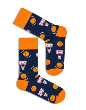 Vyriškos kojinės "Basketball Navy Blue"
