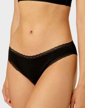 Moteriškos Kelnaitės Classic "Bikini Black"