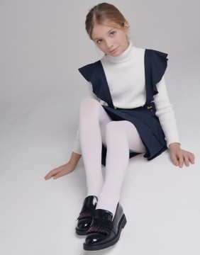 Vaikiškos pėdkelnės ''Velour White" 60 den