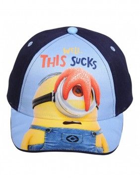 Children's hat "Minions well this sucks"