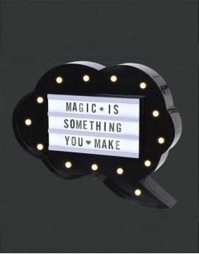 Illuminated Board " Magical Words"