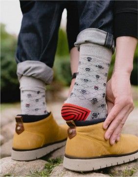 Men's Socks "Happy Grey"