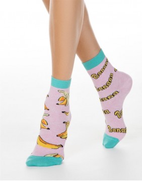 Women's socks "Pink Banana"
