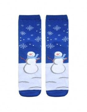 Women's socks "Happy Snow Man"