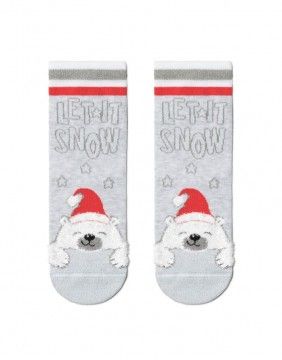 Children's socks "Let it snow"