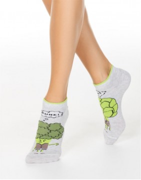 Moteriškos kojinės "Vegetables"