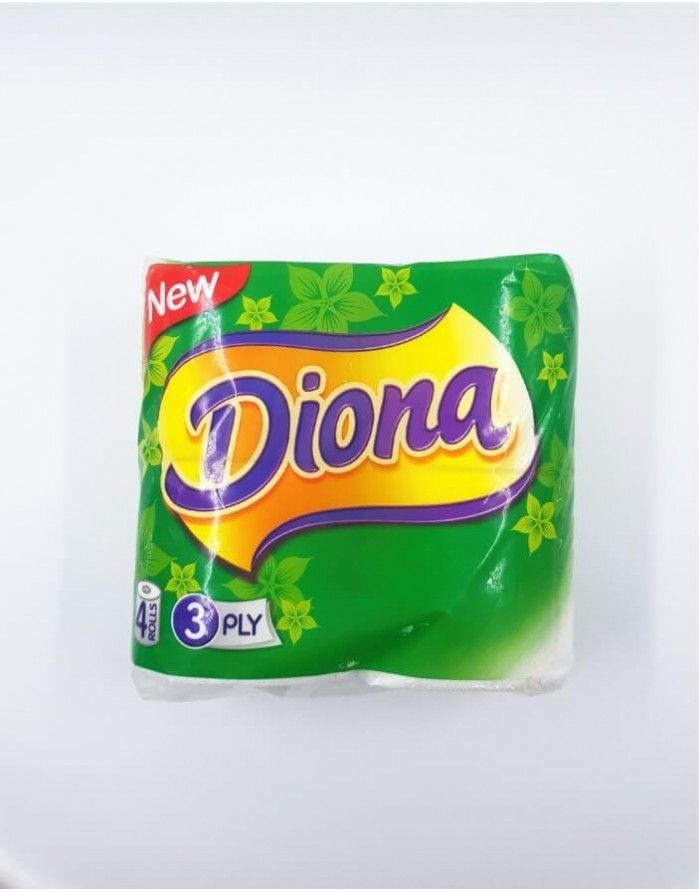 Toilet paper "Diona", 3 ply, 4 rolls