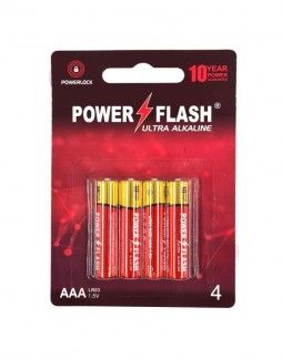Batteries POWER FLASH AAA LR03 1,5V