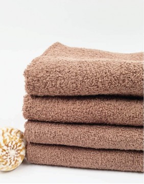 Worsted Cotton Towel ''Brown''