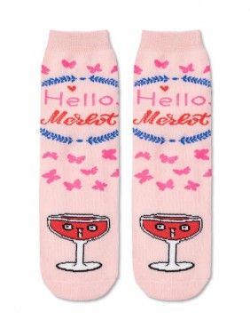 Moteriškos kojinės "Hello Merlot"