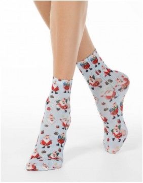 Женские носки "Santa Christmas"