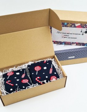 Socks Gift set for HIM and HER "Candy Mood"
